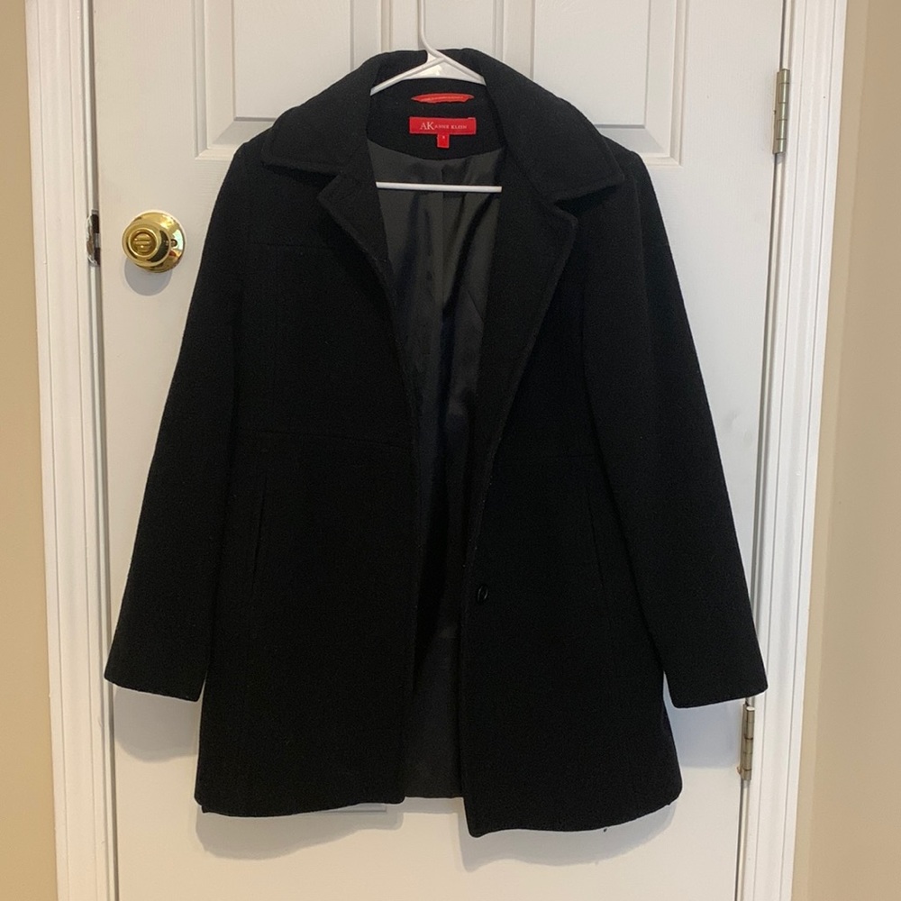 Anne Klein Black Pea Coat